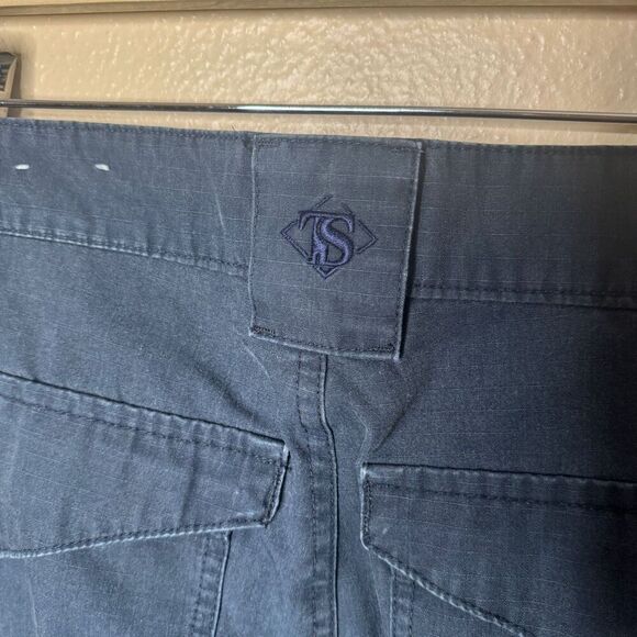 Tru Spec Pants Mens 34/30 Navy Blue Cargo Utility Pockets Tactical Ripstop Work - Picture 8 of 12